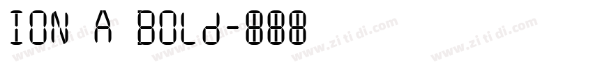 ION A Bold字体转换